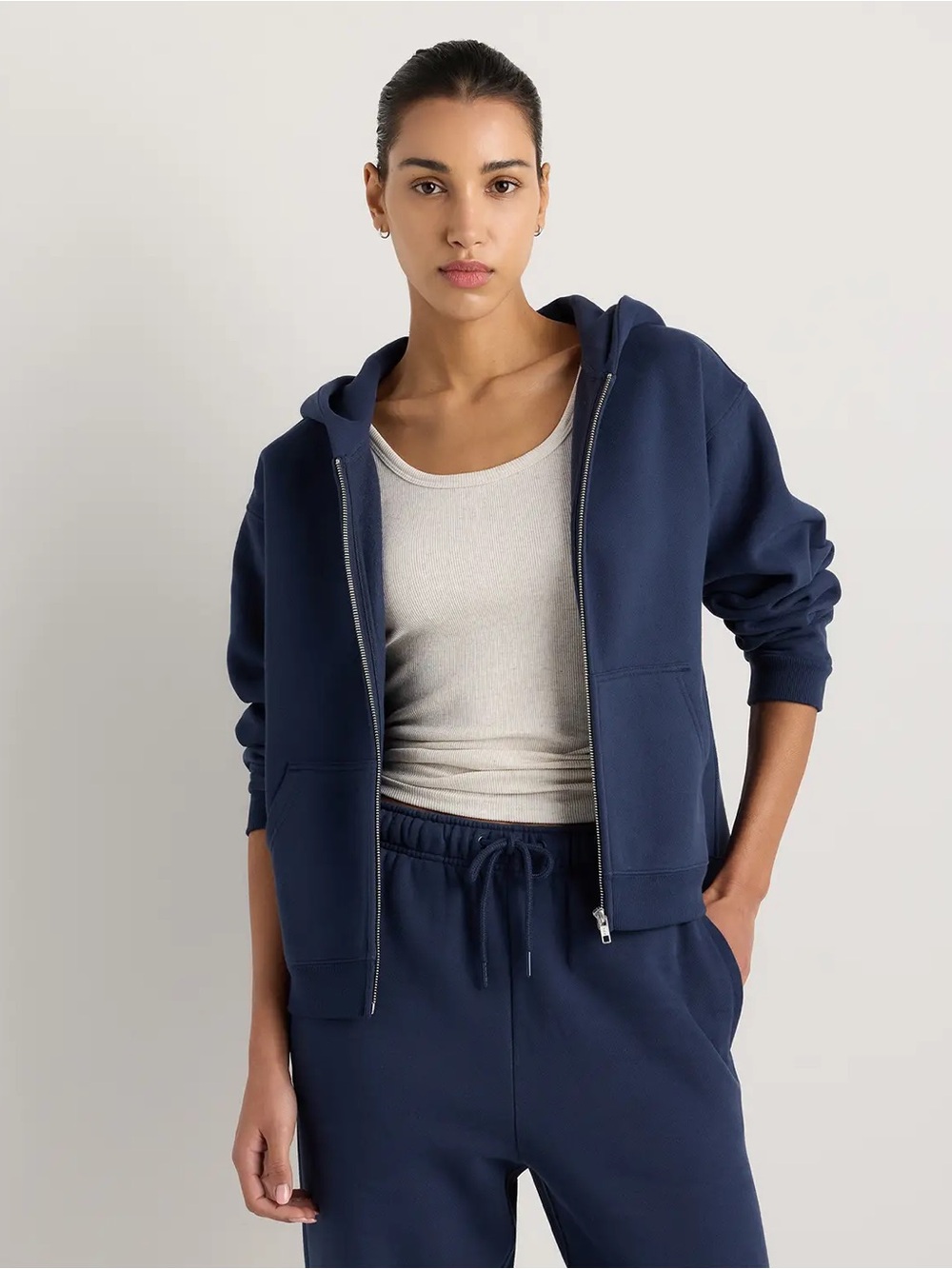Quince | Everyday Fleece Full-Zip Hoodie